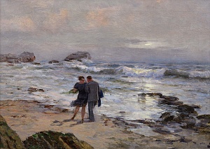 "Two on the shore", 1959