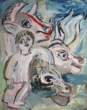 "Boy with the Bulls", 1960s
