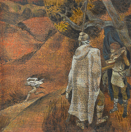 Эскиз к картине «Марафонец», 1976