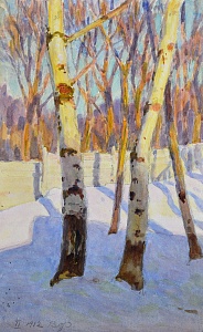 "Winter. Sunset", 1912