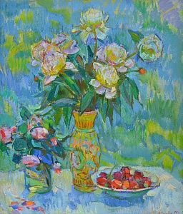 "Still life with strawberries", 1978