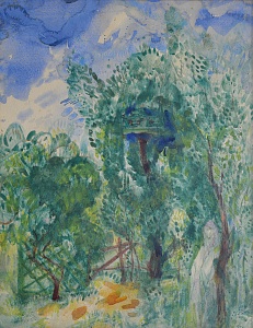 "Girl in the garden", 1931