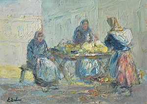 “Уличные торговки”, 1930-е