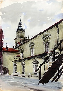  — "Assumption Cathedral. Lviv", 1955