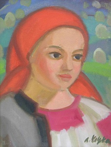 "Гуцулка в красной косынке", 1970-е гг.