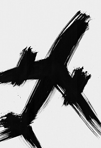 The shadow of taking off plane, 2019