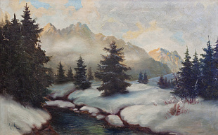 "Winter Landscape", 1940s