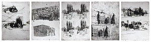  — 5 works from series "Noise", 2013