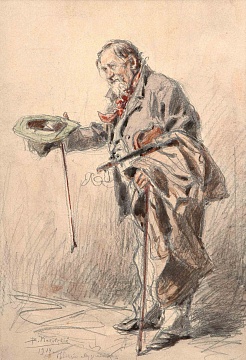 "The Wandering Musician", 1914