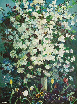 "Apple-tree blossoms", 1991