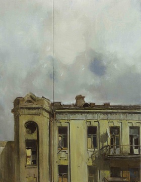 Diptych "Top floor", 2011