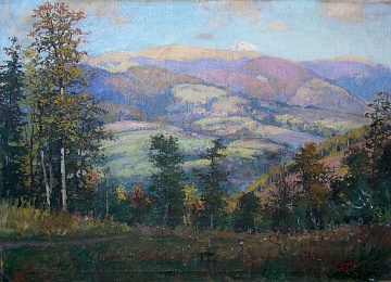 "Mountain landscape", 1953