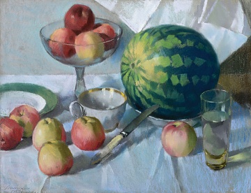 "Still life with watermelon", 1985