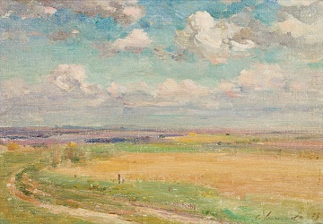 "Road in the field", 1953