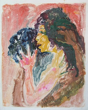 "Woman with Flowers", 1970s