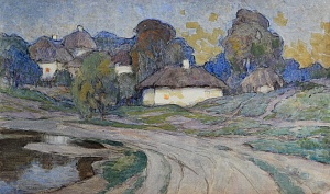 "Village over Evening", 1911