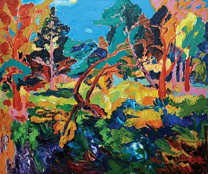 "Landscape with trees", 2008