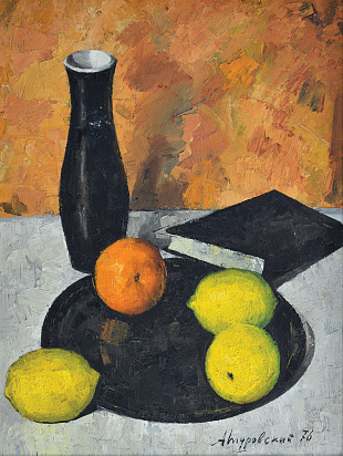 "Still life with lemons", 1976