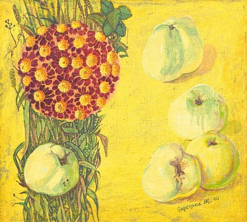 “The miracle of nature - apples”, 1990