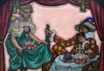 "Arlekin and Colombina", 1925