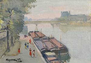 "Seine Quay. Paris", 1957