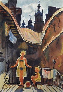 "Lviv. Dvoryk", 1980s