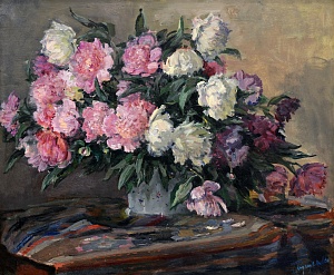 "Peonies", 1950-1953