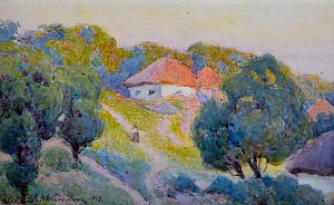 "The House at Sunset", 1918
