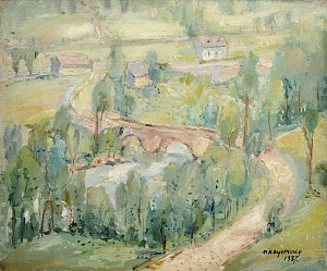 "Suburbs of Paris", 1937