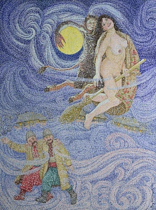 "Christmas night" from a triptych based upon the book by Nikolai Gogol, 2006