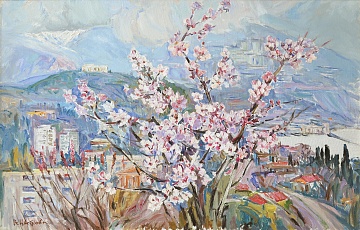 "Almond blossom. Yalta", 1987