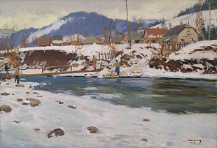 «Зимний пейзаж», 1957