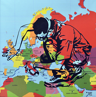 "Red Graffiti Artist", 2009