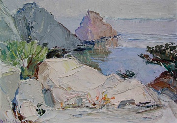 "White rocks in Simeiz", 1970s