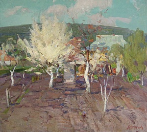 "В саду в Седневе", 1970-е