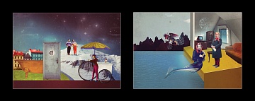 Collage #13 and #19, (2 works) 2011