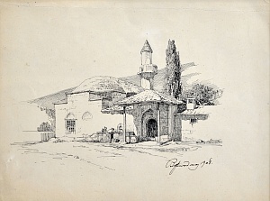 "Orta Madrasa in Bakhchisarai", 1908