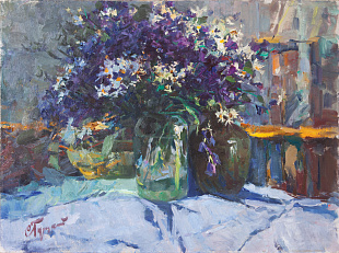 "Bouquet of wild flowers", 1958