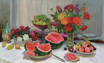 "Flowers and fruits", 1973