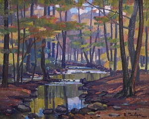 "Morning in the forest", 1990
