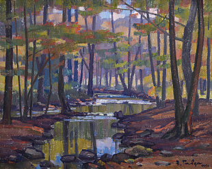"Morning in the forest", 1990
