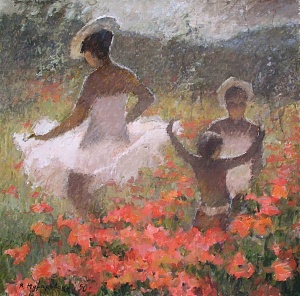  — "Spring. Poppies. Hobby", 1990