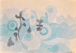  — "Blue abstraction", 1974