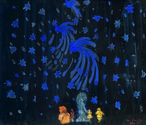  — Scenography for the opera "The Blue Bird", 1919